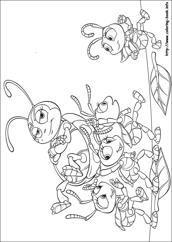 A Bug's life coloring picture